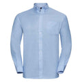 Bleu Oxford - Front - Russell Collection - Chemise formelle OXFORD - Homme