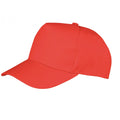 Rouge - Front - Result Headwear - Casquette de baseball BOSTON - Enfant