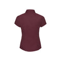 Bordeaux sombre - Back - Russell Collection - Chemisier - Femme