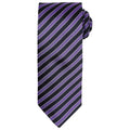 Violet - Noir - Front - Premier - Cravate - Adulte