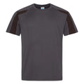 Charbon - Noir vif - Front - AWDis Cool - T-shirt - Homme