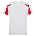 Blanc - Rouge feu - Back - AWDis Cool - T-shirt - Homme