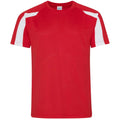Rouge feu - Blanc - Front - AWDis Cool - T-shirt - Homme