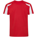 Rouge feu - Blanc - Back - AWDis Cool - T-shirt - Homme