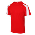 Rouge feu - Blanc - Side - AWDis Cool - T-shirt - Homme