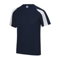 Bleu marine - Blanc - Side - AWDis Cool - T-shirt - Homme
