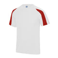 Blanc - Rouge feu - Side - AWDis Cool - T-shirt - Homme