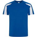 Bleu roi - Blanc - Front - AWDis Cool - T-shirt - Homme