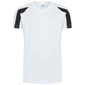 Blanc - Noir vif - Front - AWDis Cool - T-shirt - Enfant