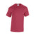 Rouge foncé chiné - Front - Gildan - T-shirt - Adulte