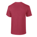 Rouge foncé chiné - Back - Gildan - T-shirt - Adulte