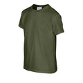 Vert kaki - Side - Gildan - T-shirt - Enfant