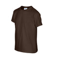 Chocolat foncé - Side - Gildan - T-shirt - Enfant