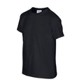 Noir - Side - Gildan - T-shirt - Enfant