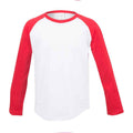Blanc - Rouge - Front - SF Minni - T-shirt - Enfant