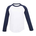 Blanc - Bleu marine Oxford - Front - SF Minni - T-shirt - Enfant