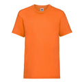 Orange - Front - Fruit of the Loom - T-shirt VALUE - Enfant
