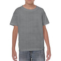 Gris foncé - Front - Gildan - T-shirt HEAVY COTTON - Enfant