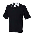Noir - Front - Front Row - Polo - Homme