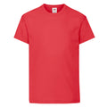 Rouge - Front - Fruit of the Loom - T-shirt ORIGINAL - Enfant