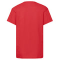 Rouge - Back - Fruit of the Loom - T-shirt ORIGINAL - Enfant