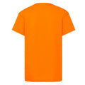 Orange - Back - Fruit of the Loom - T-shirt ORIGINAL - Enfant