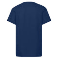 Bleu marine - Back - Fruit of the Loom - T-shirt ORIGINAL - Enfant