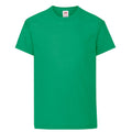 Vert - Front - Fruit of the Loom - T-shirt ORIGINAL - Enfant