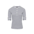 Blanc - Bleu marine - Lifestyle - Premier - T-shirt LONG JOHN - Femme