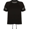 Noir - Front - Tombo - T-shirt OVER - Femme