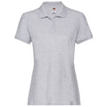 Gris chiné - Front - Fruit of the Loom - Polo PREMIUM - Femme