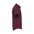 Bordeaux sombre - Side - Russell Collection - Chemise - Homme