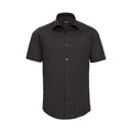 Noir - Front - Russell Collection - Chemise - Homme