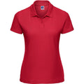 Rouge classique - Front - Russell - Polo CLASSIC - Femme