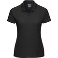 Noir - Front - Russell - Polo CLASSIC - Femme