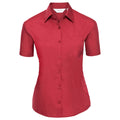 Rouge classique - Front - Russell Collection - Chemise formelle - Femme