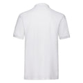 Blanc - Back - Fruit of the Loom - Polo PREMIUM - Adulte