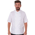Blanc - Side - Dennys - Veste de cuisinier - Homme