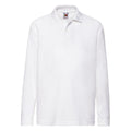 Blanc - Front - Fruit of the Loom - Polo - Enfant