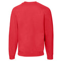 Rouge - Back - Fruit of the Loom - Sweat CLASSIC - Homme