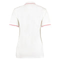 Blanc - Rouge - Back - Kustom Kit - Polo ST MELLION - Femme