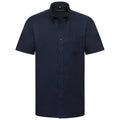 Bleu marine vif - Front - Russell Collection - Chemise - Homme