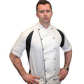 Blanc - Noir - Back - Le Chef - Veste de cuisinier EXECUTIVE - Adulte