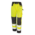 Jaune fluo - Front - SAFE-GUARD by Result - Pantalon cargo - Adulte