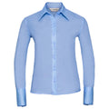 Bleu ciel vif - Front - Russell Collection - Chemisier ULTIMATE - Femme
