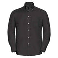 Noir - Front - Russell Collection - Chemise formelle ULTIMATE - Homme