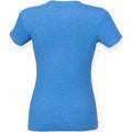 Bleu chiné - Back - Skinni Fit - T-shirt FEEL GOOD - Femme