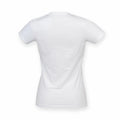 Blanc - Back - Skinni Fit - T-shirt FEEL GOOD - Femme