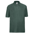 Vert bouteille - Front - Russell - Polo - Enfant
