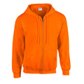 Orange fluo - Front - Gildan - Veste à capuche - Homme